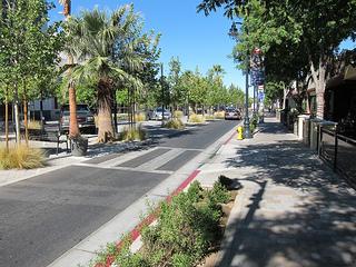 Lancaster, California's re-made main street